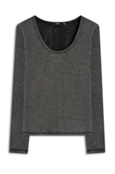 Blusa Hight Neckline Preto