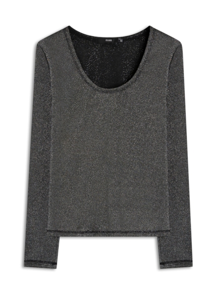 Blusa Hight Neckline Preto