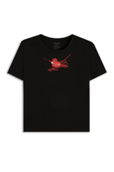 Blusa Hong Kong Pinned Heart Preto