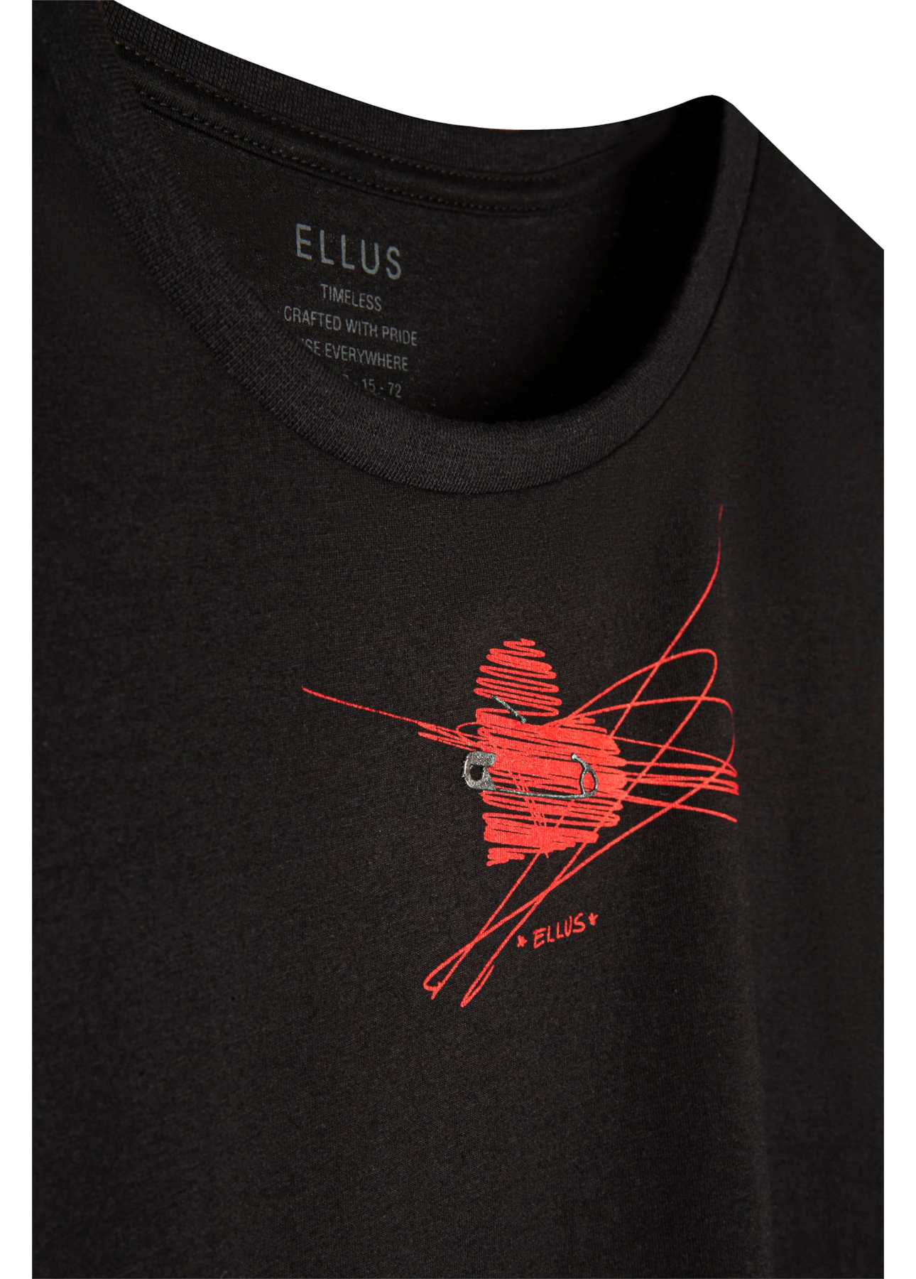 Blusa Hong Kong Pinned Heart Preto
