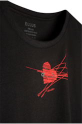 Blusa Hong Kong Pinned Heart Preto