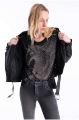 Blusa Horse Shine Preto