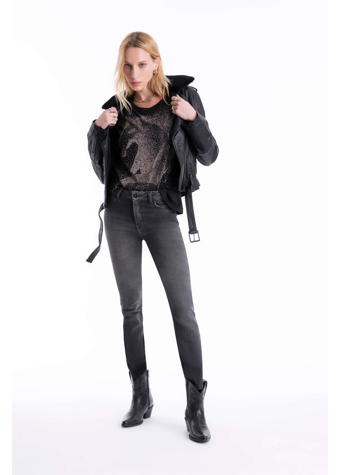 Blusa Horse Shine Preto
