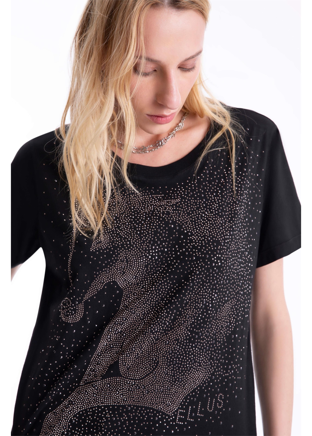 Blusa Horse Shine Preto