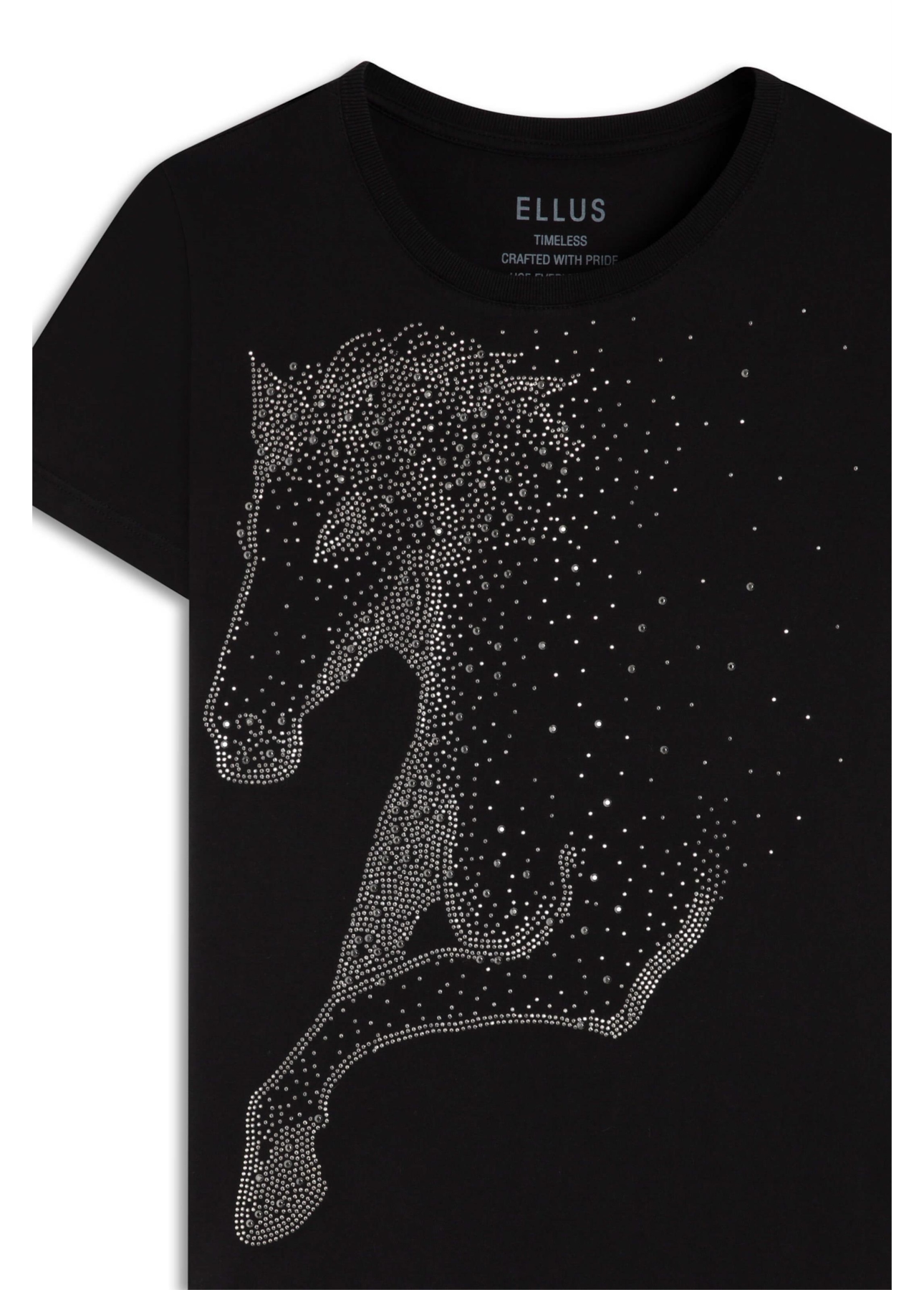 Blusa Horse Shine Preto