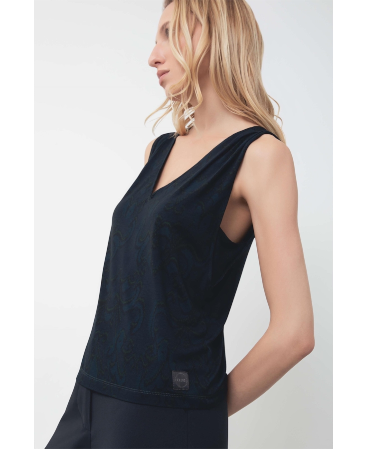 Blusa Ikat Neckline Shirt Padrao 5