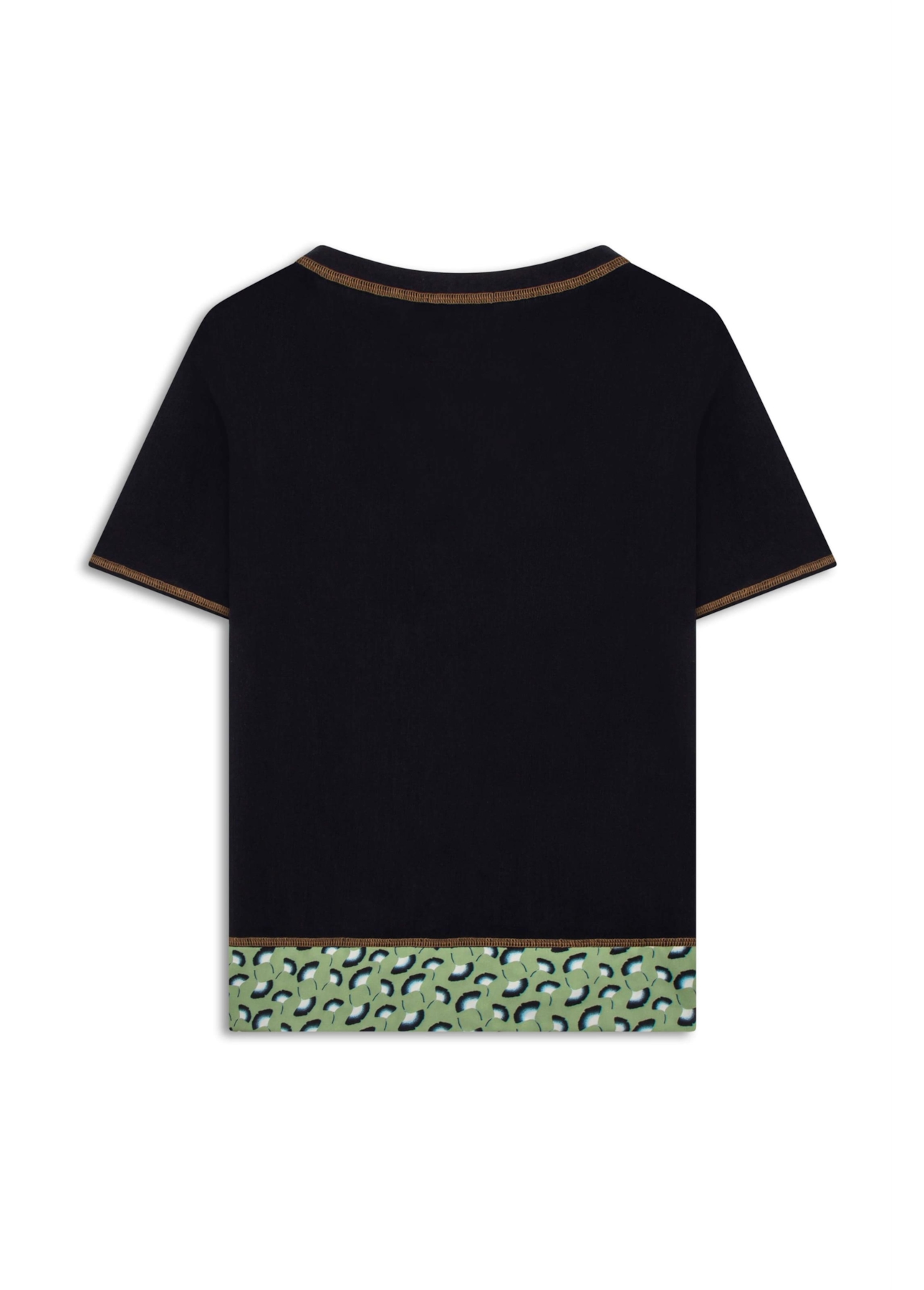 Blusa Incandescente Bufant Contrast Estampado