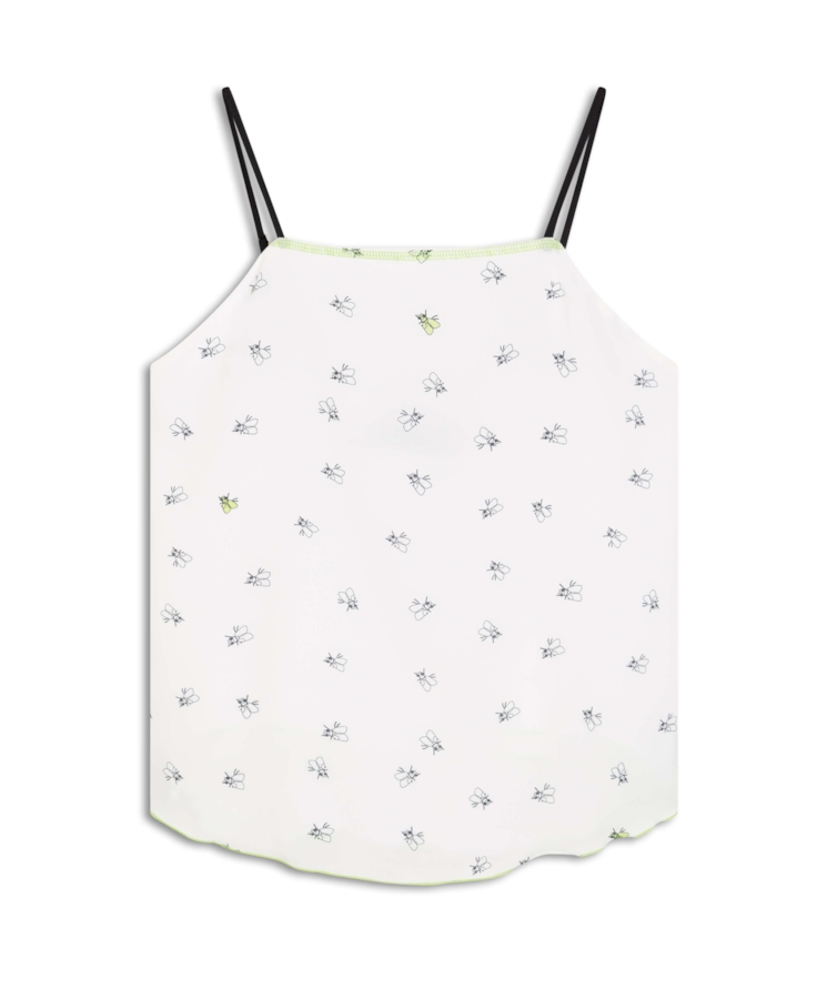 Blusa Insect Sleeveless Ellus Estampado