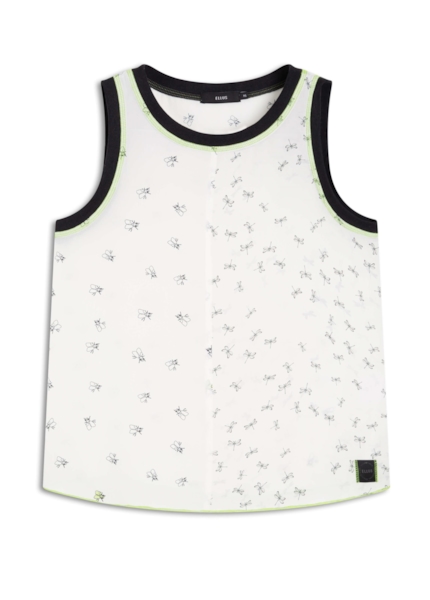 Blusa Insect Sleeveless Estampado