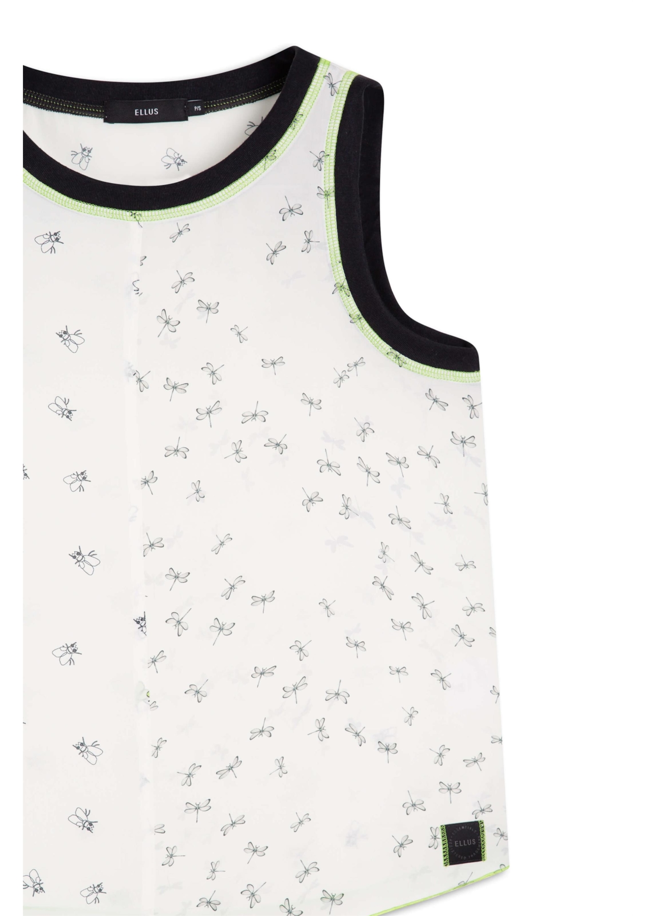 Blusa Insect Sleeveless Estampado