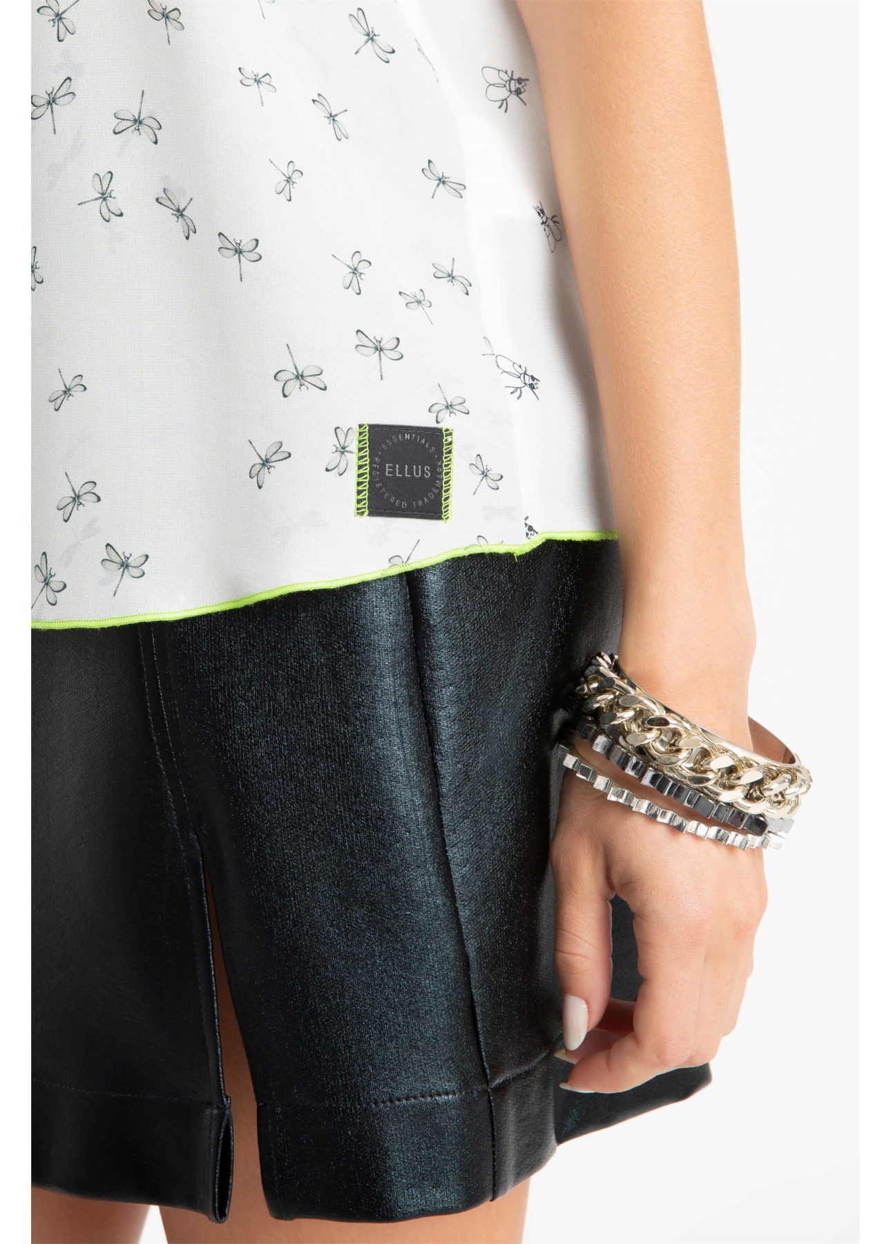 Blusa Insect Sleeveless Estampado