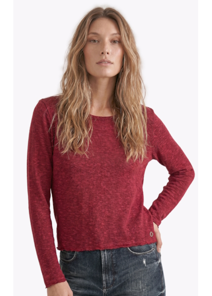 Blusa Jackie Dondo Long Vinho