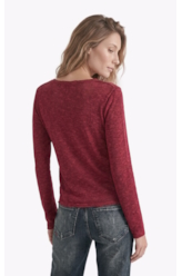Blusa Jackie Dondo Long Vinho