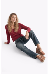 Blusa Jackie Dondo Long Vinho