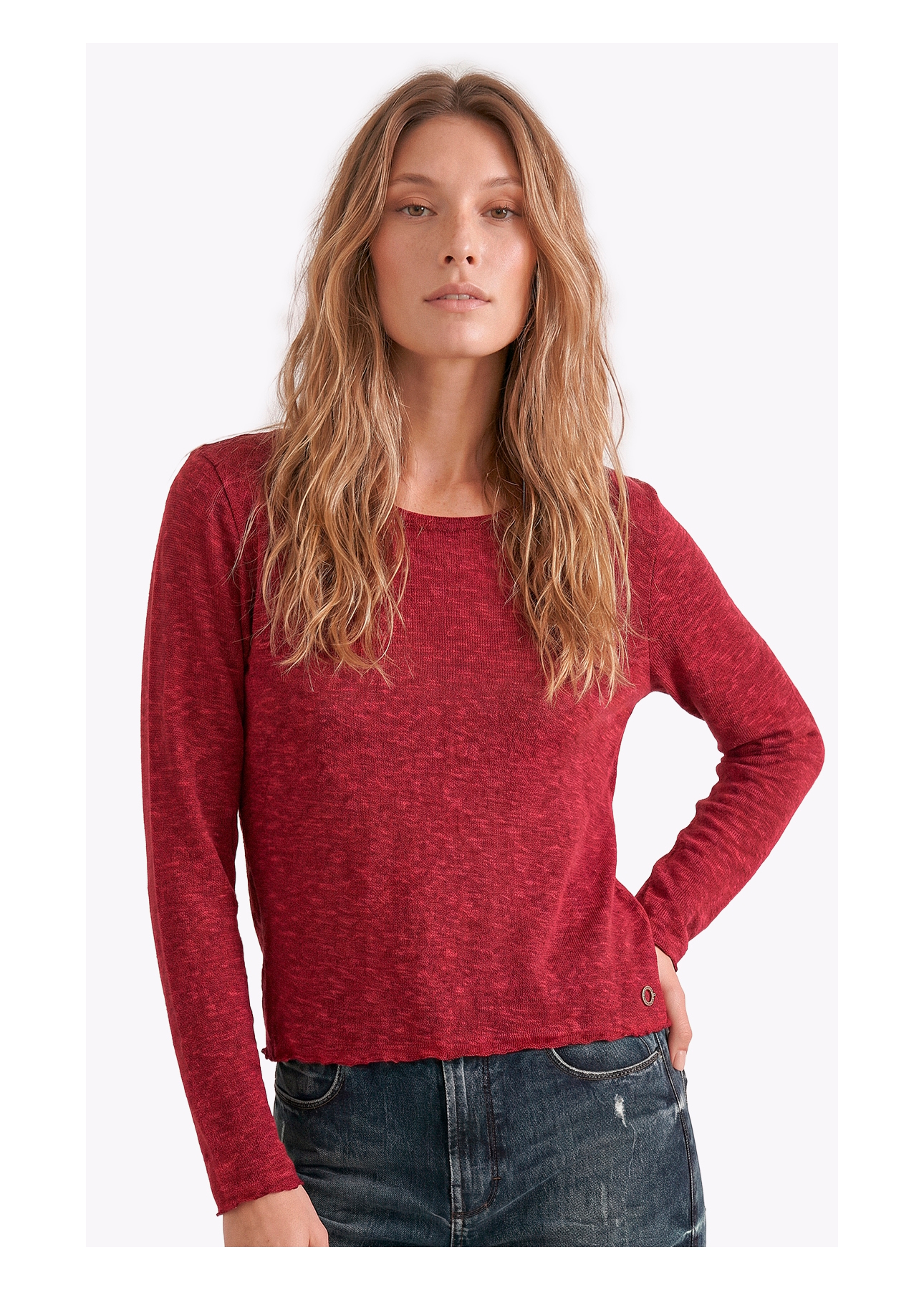 Blusa Jackie Dondo Long Vinho
