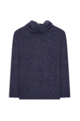 Blusa Jackie High Neck Sweater Dark Navy