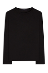 Blusa Jersey Blend Oversized Arm Hole Preto