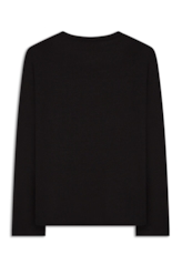 Blusa Jersey Blend Oversized Arm Hole Preto