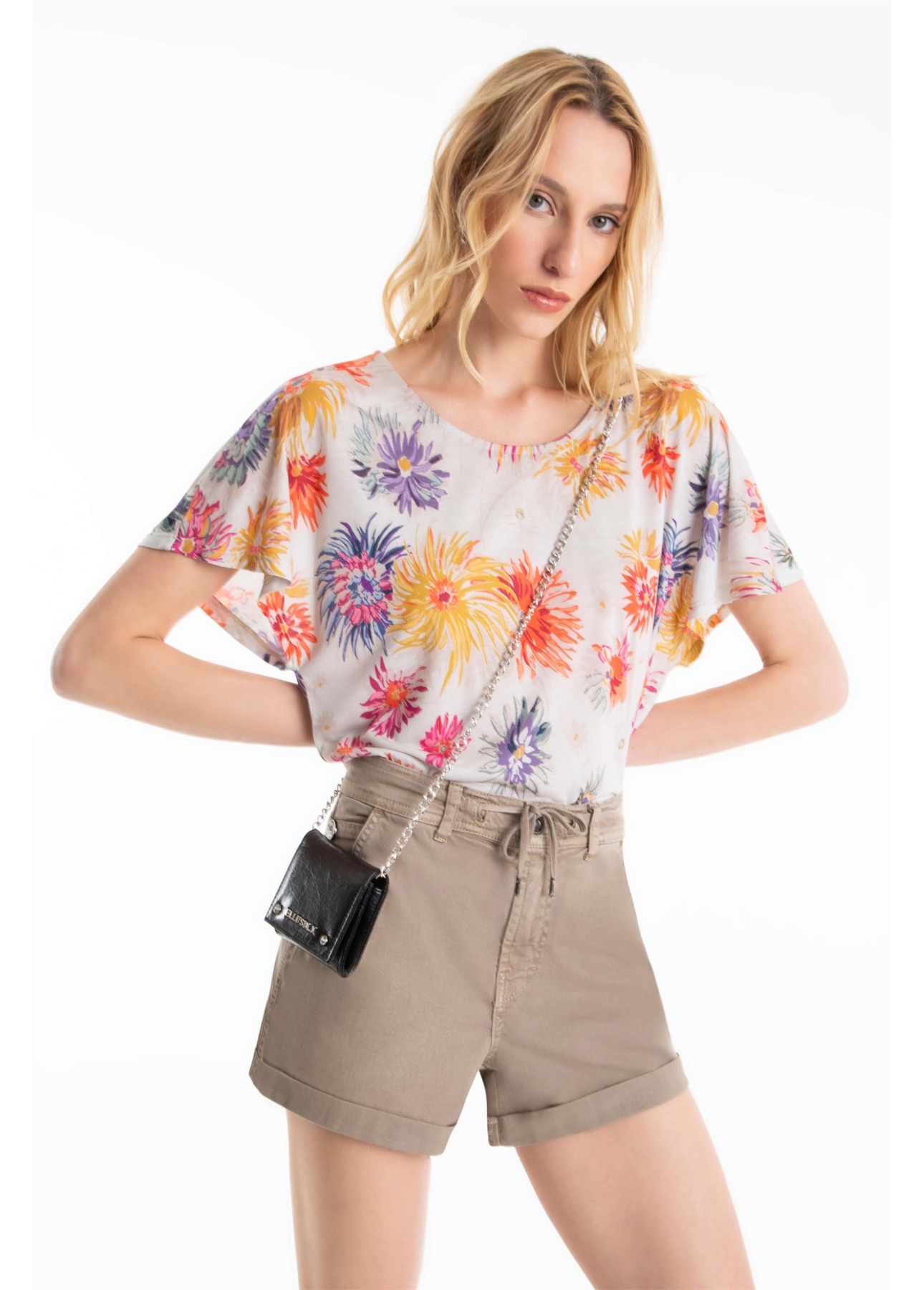 Blusa Jersey Fine Flower Power Oversize Padrao 2- Est. Off White