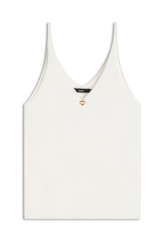 Blusa Jersey  Hearts Knit Branco