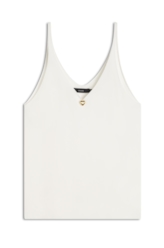 Blusa Jersey  Hearts Knit Branco