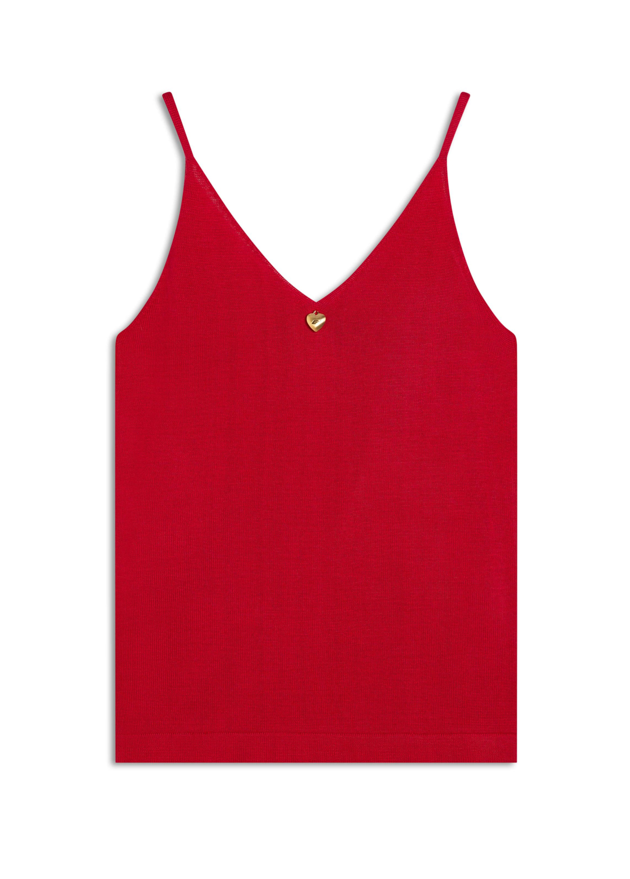 Blusa Jersey  Hearts Knit Vermelho Vivo