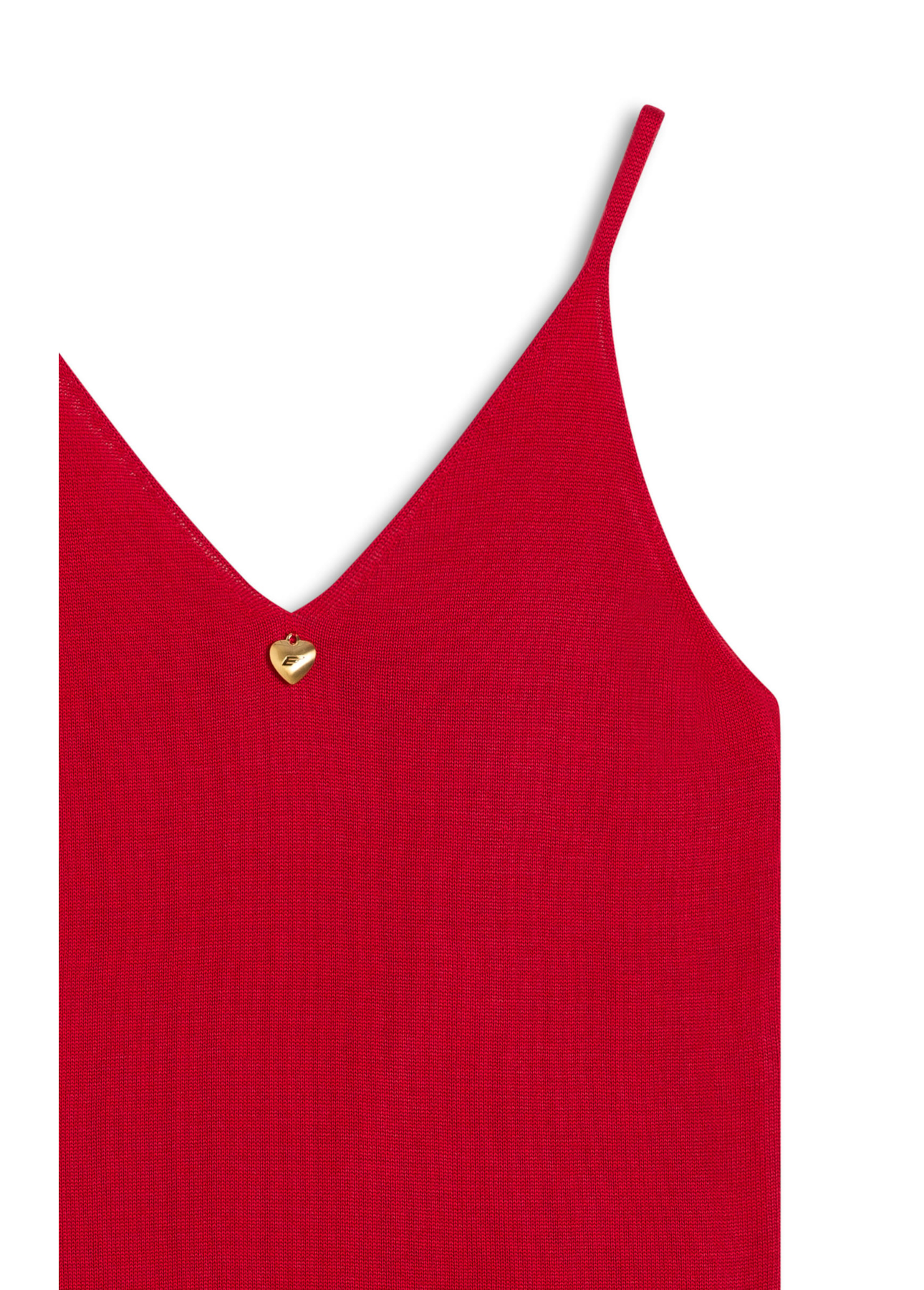 Blusa Jersey  Hearts Knit Vermelho Vivo