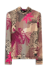 Blusa Jersey Jaguar High Camel