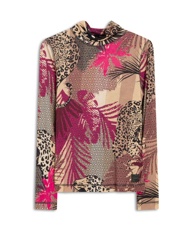 Blusa Jersey Jaguar High Camel