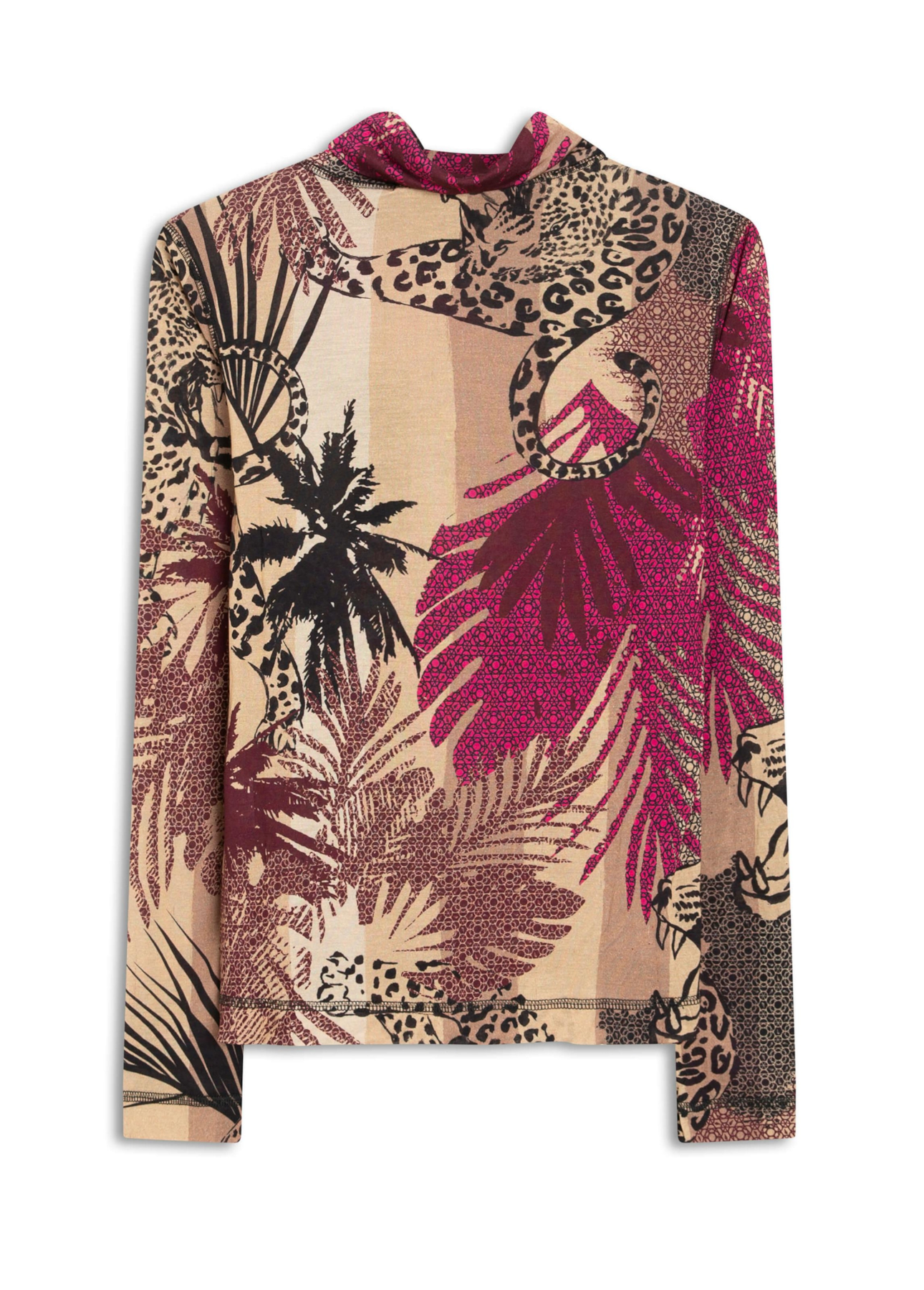 Blusa Jersey Jaguar High Camel