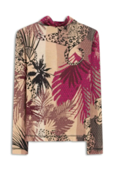 Blusa Jersey Jaguar High Camel