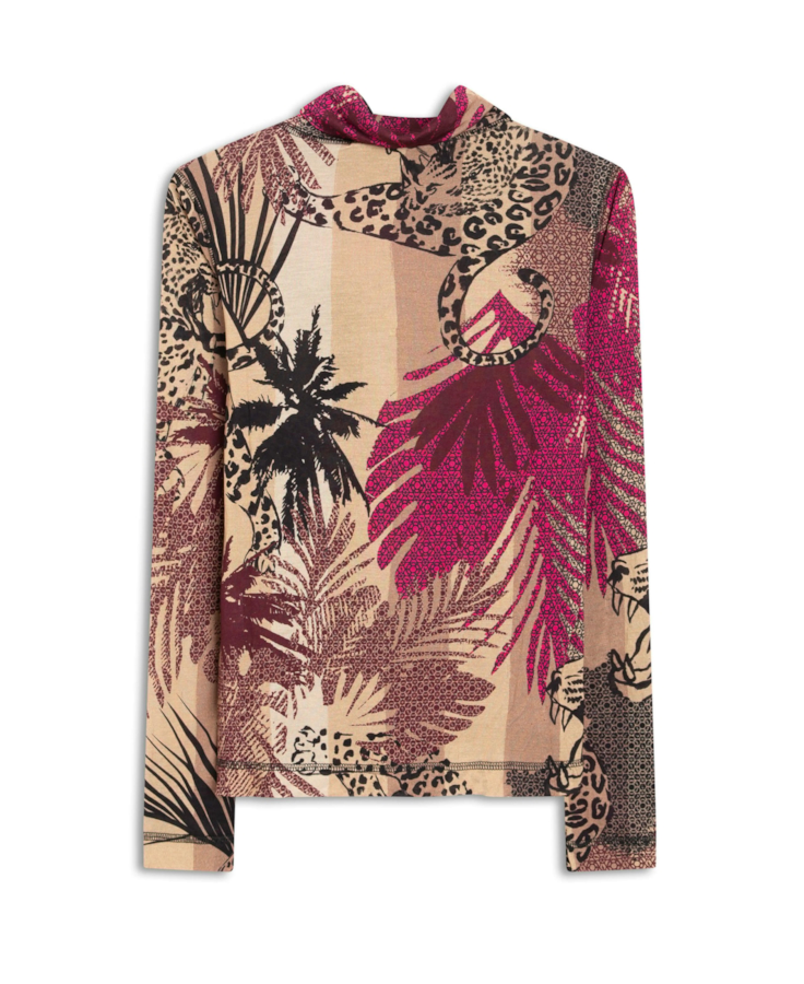Blusa Jersey Jaguar High Camel