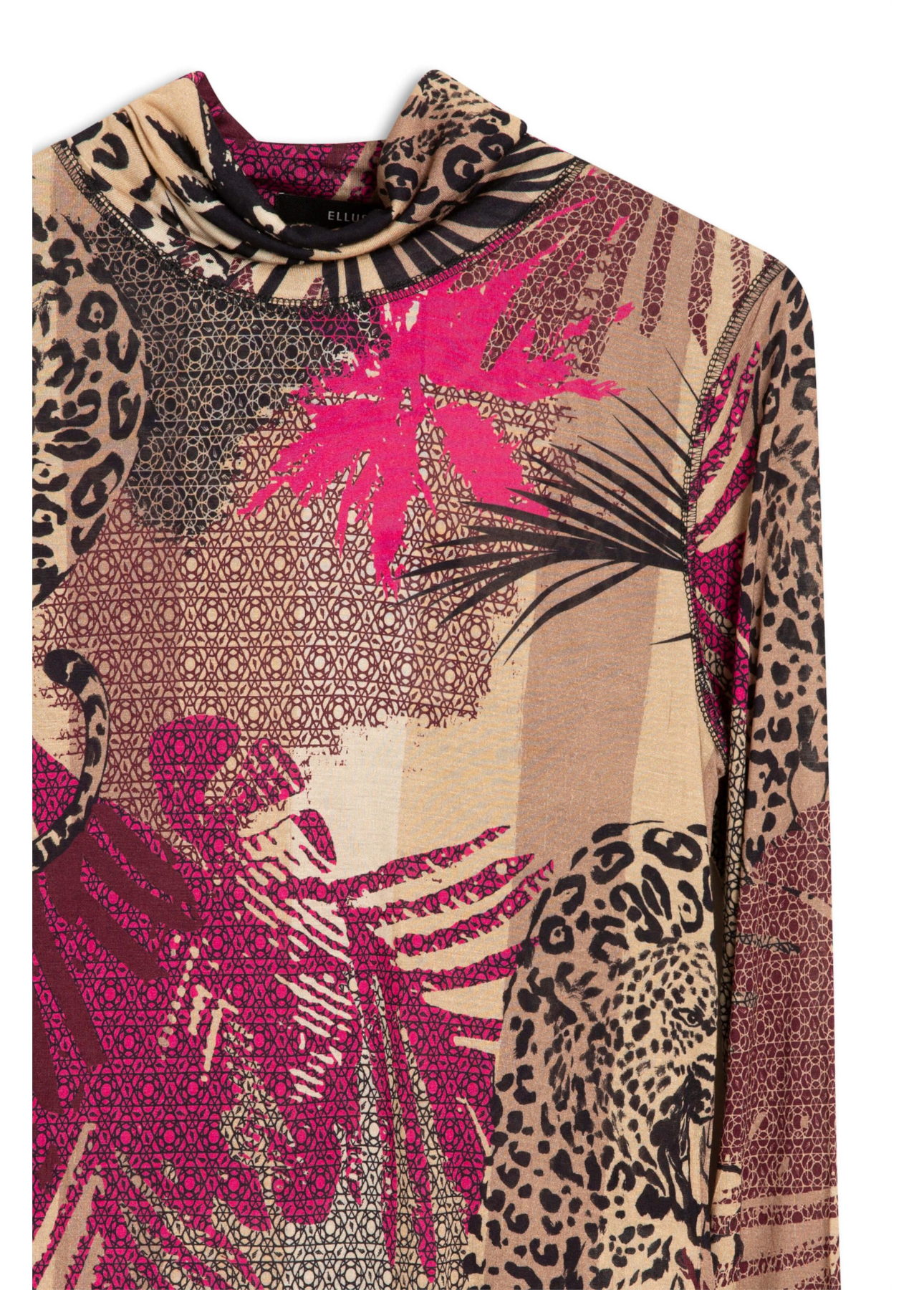 Blusa Jersey Jaguar High Camel