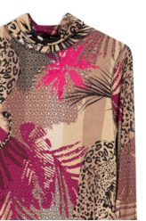 Blusa Jersey Jaguar High Camel