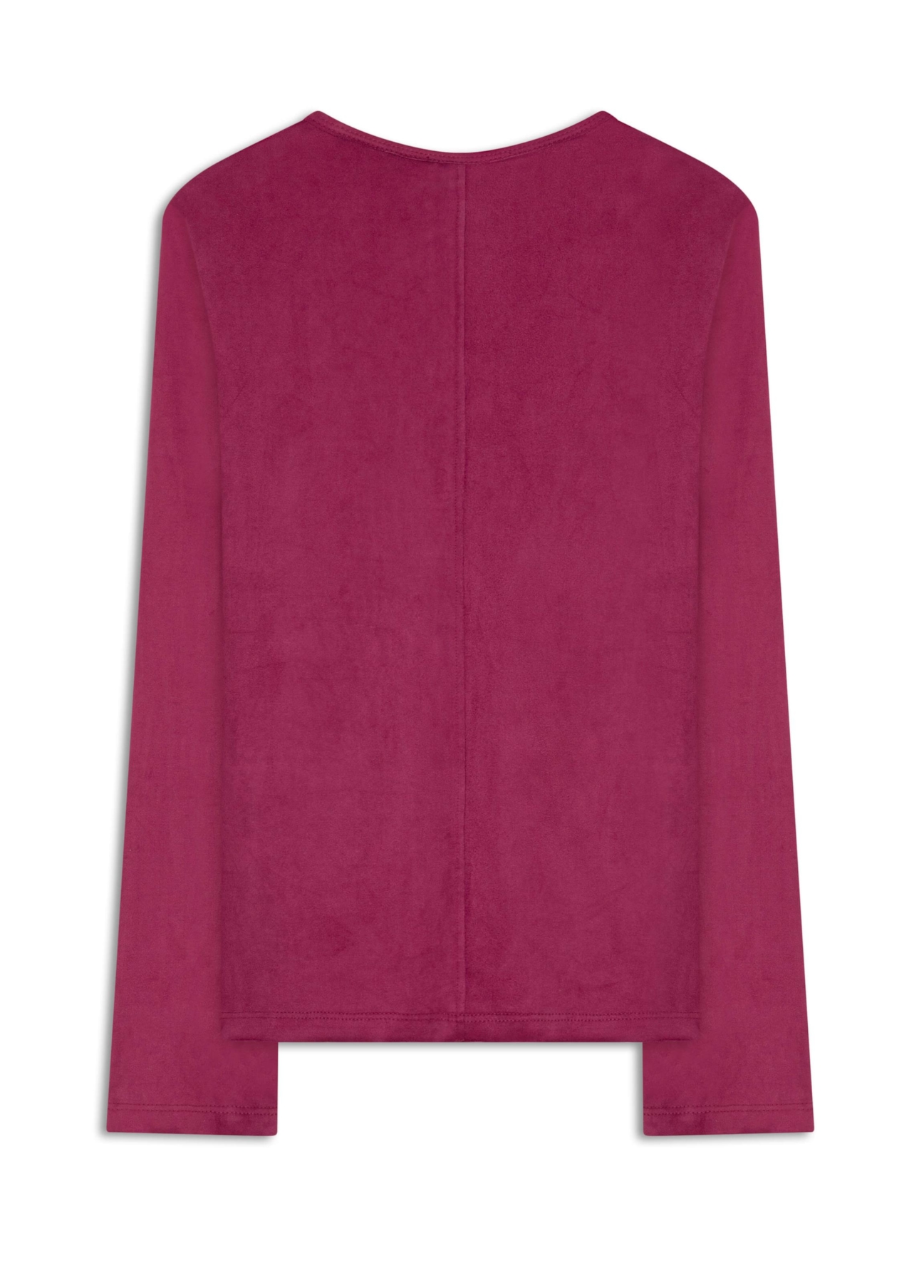 Blusa Jersey Leather Neck Fucsia