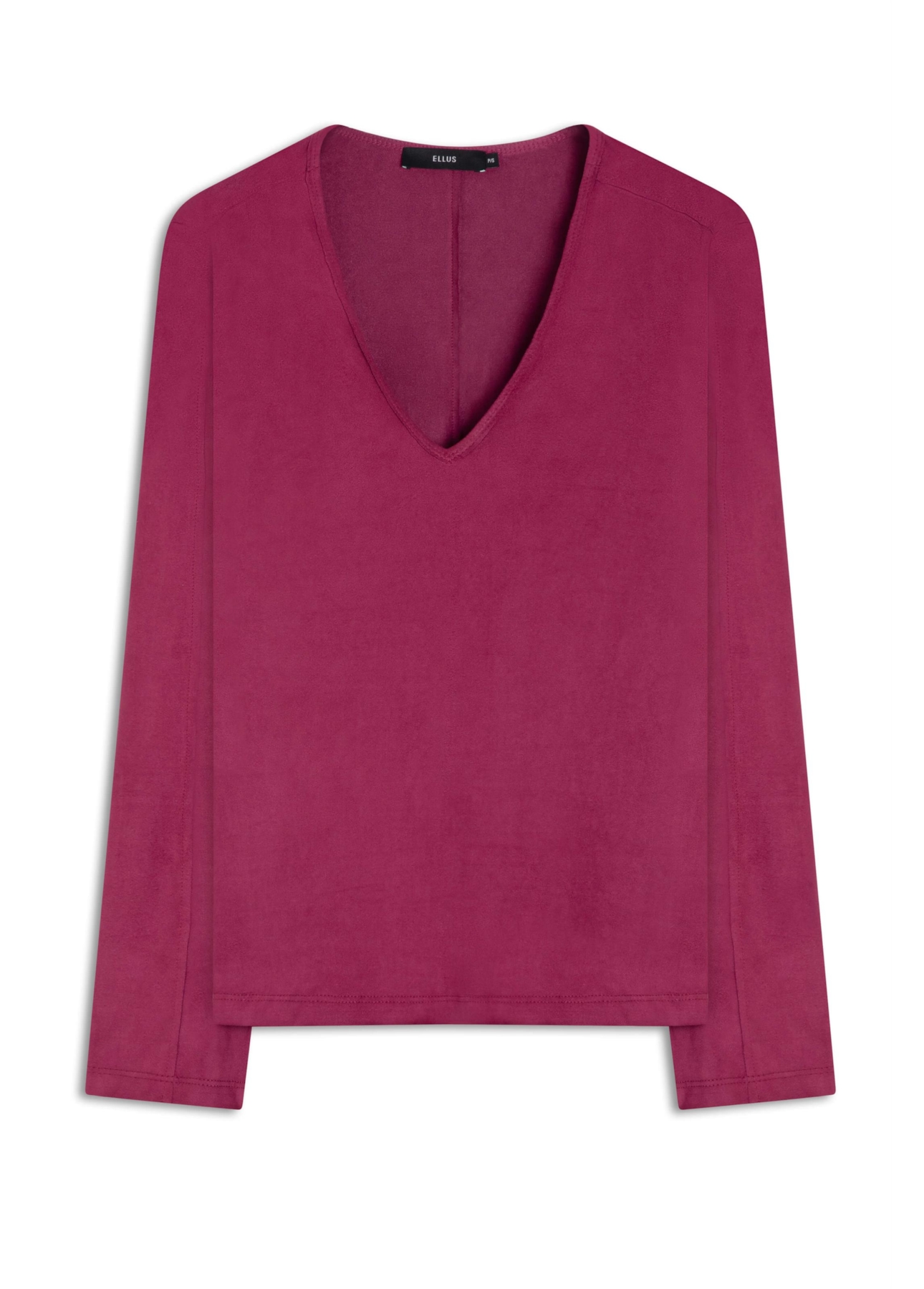 Blusa Jersey Leather Neck Fucsia