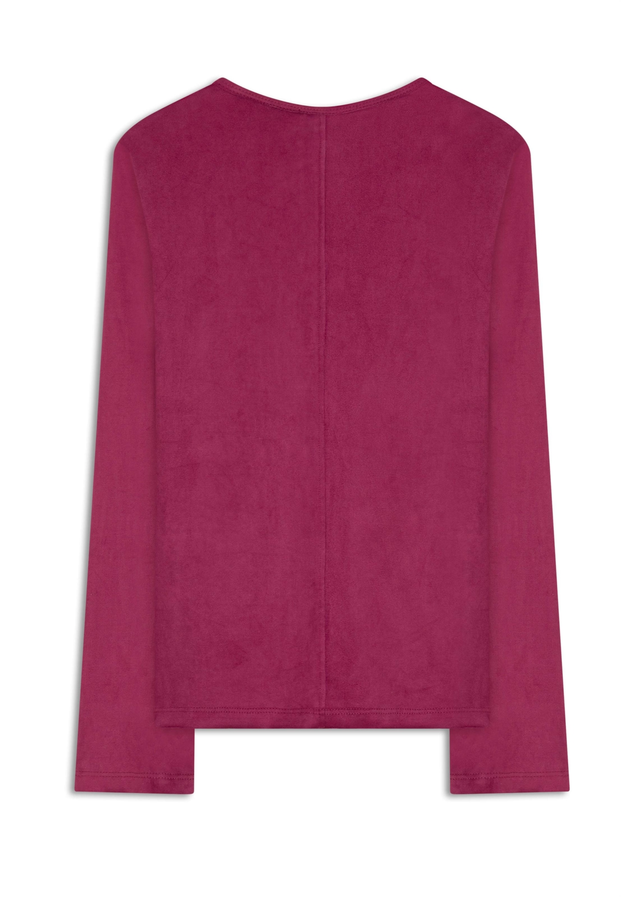 Blusa Jersey Leather Neck Fucsia