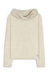 Blusa Jersey Leather Over Collar Sandy