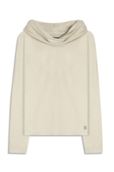 Blusa Jersey Leather Over Collar Sandy