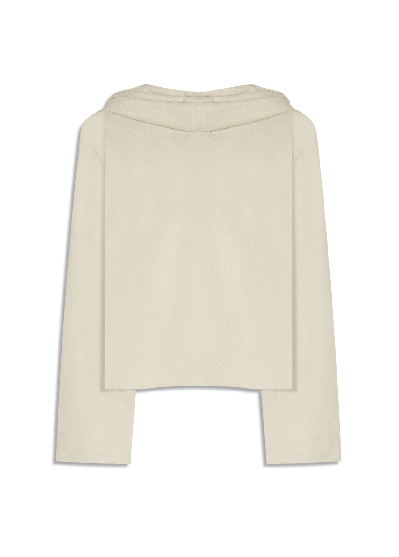 Blusa Jersey Leather Over Collar Sandy