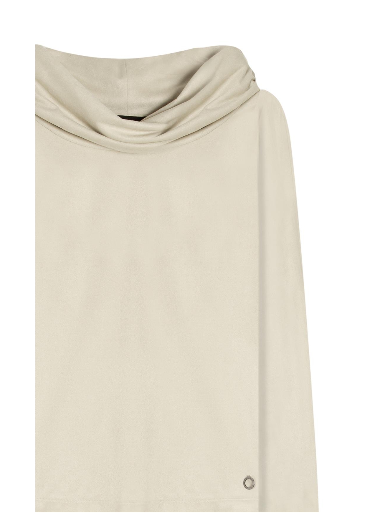 Blusa Jersey Leather Over Collar Sandy