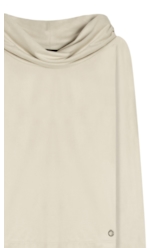 Blusa Jersey Leather Over Collar Sandy