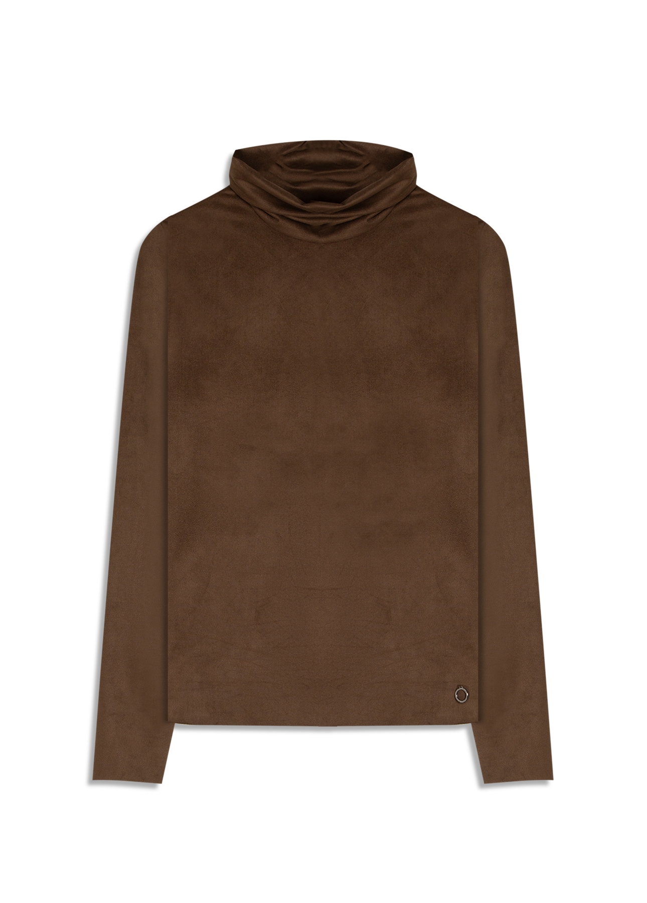 Blusa Jersey Leather Turtlle Marrom