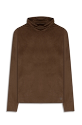 Blusa Jersey Leather Turtlle Marrom