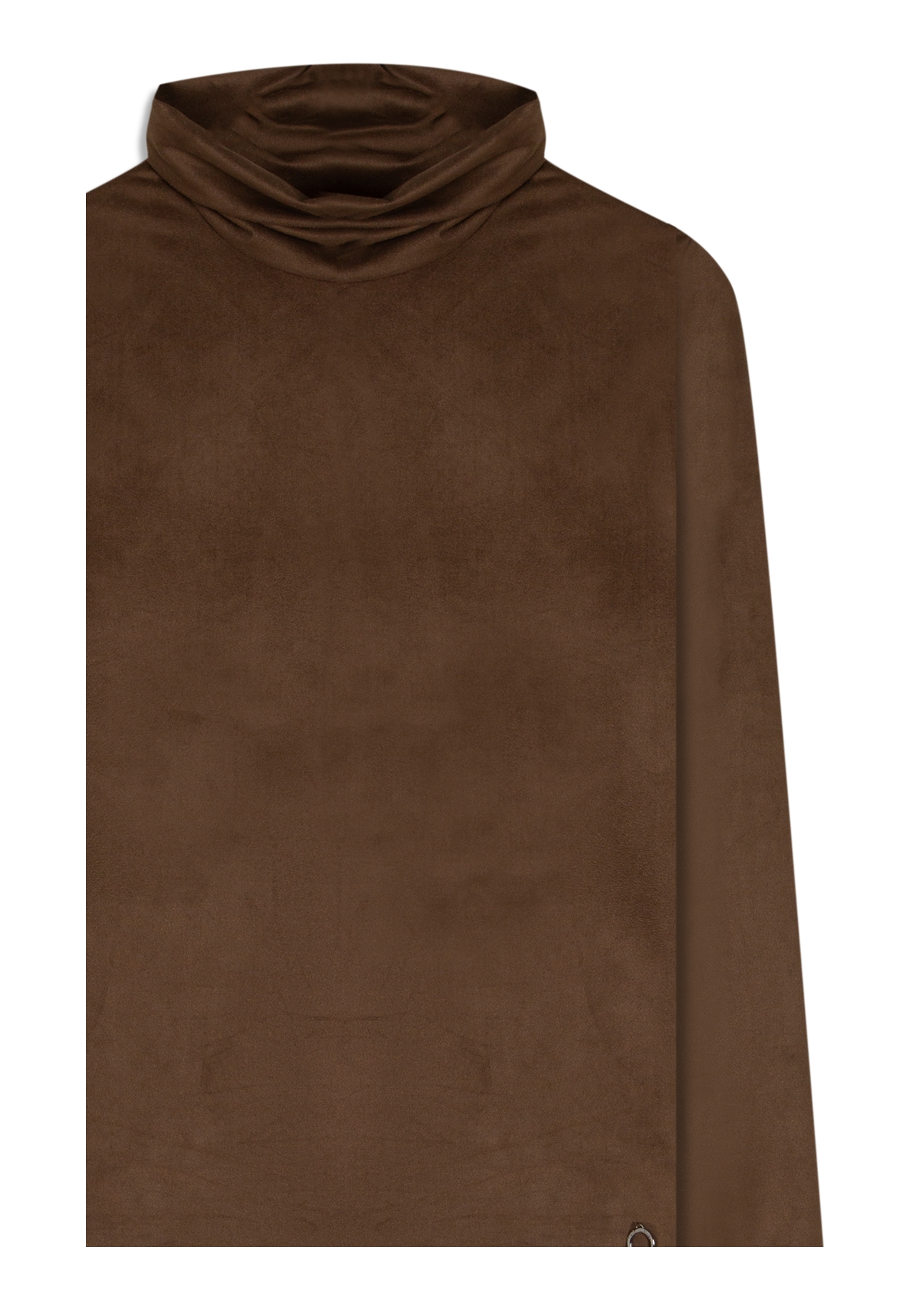 Blusa Jersey Leather Turtlle Marrom