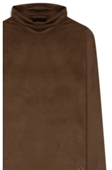 Blusa Jersey Leather Turtlle Marrom