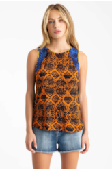 Blusa Knitting Animals Cutting Estampado