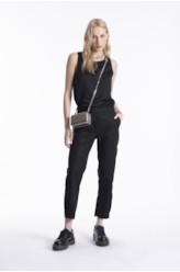 Blusa Lace Ellus Sleeveless Preto