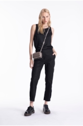 Blusa Lace Ellus Sleeveless Preto