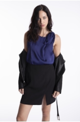 Blusa Lady Broken Bandana Purple Blue